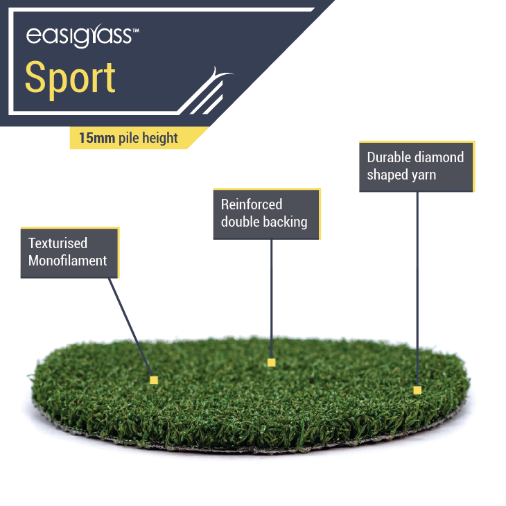 Easigrass Dubai products 15mm Artificial Grass Sport