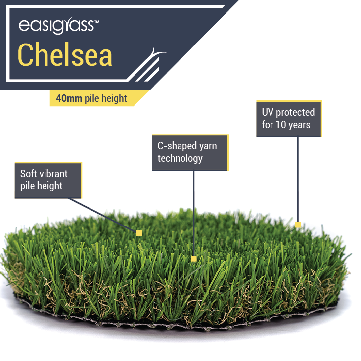Easigrass Dubai products 40mm Artificial Grass Chelsea