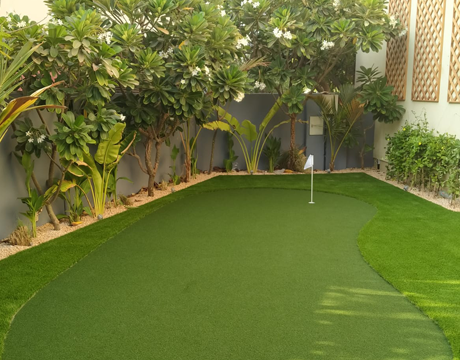 artificial grass golf turf flag lawn