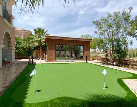 artificial grass golf turf house
