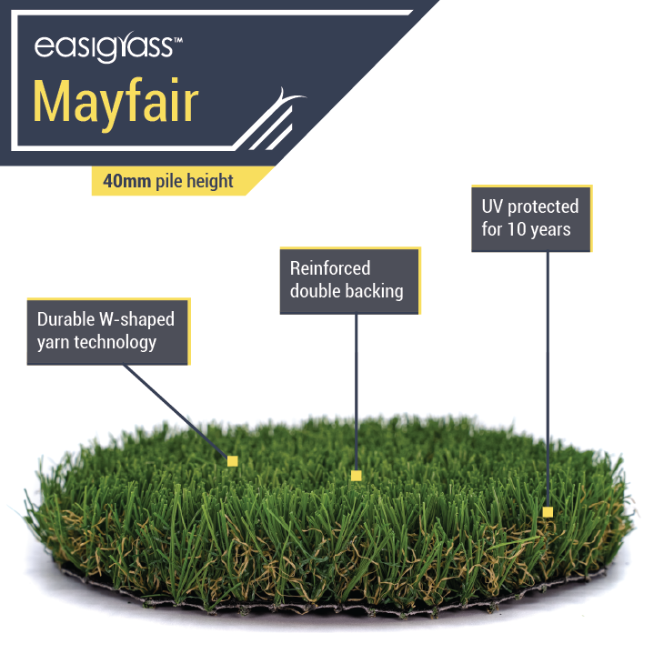 Easigrass Dubai products 40mm Artificial Grass Mayfair