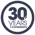 easigrass 30 years experience badge